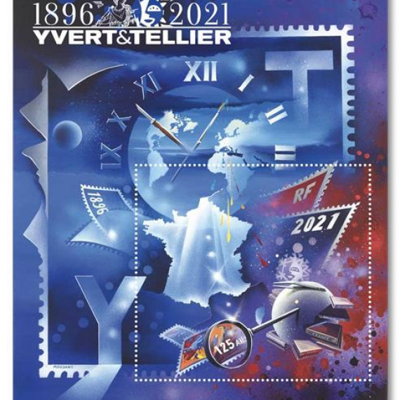 CONCOURS peinture - Catalogue YVERT & TELLIER / 125e anniversaire
