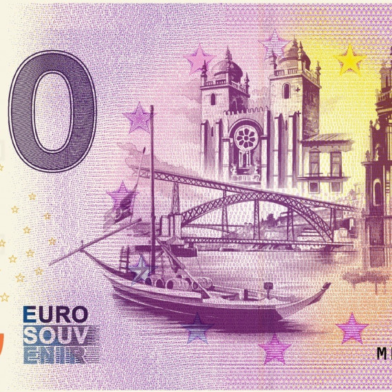 Billet "PORTO" - BANKNOTE Euro Souvenir Portugal 2020